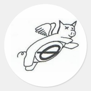 Pigs Fly Sticker