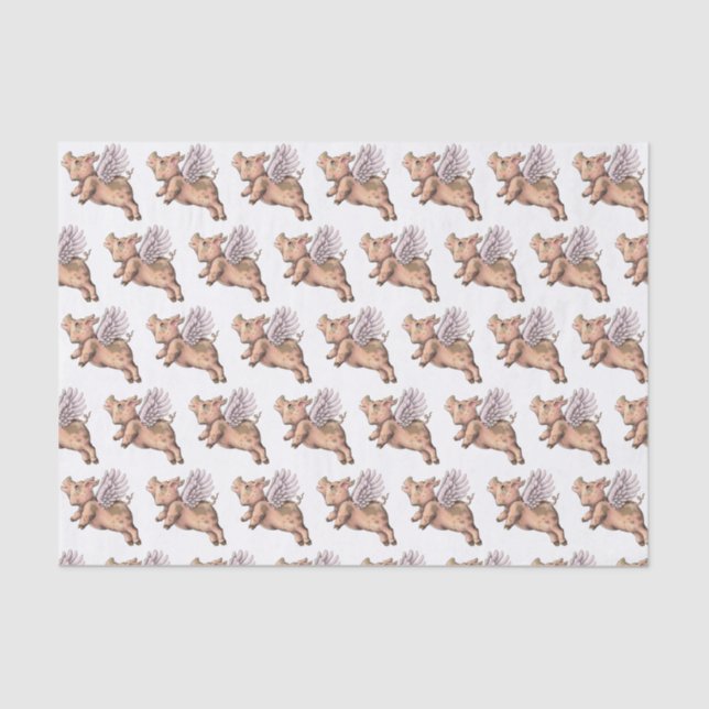 Pigs Fly Tissue Paper (Front)