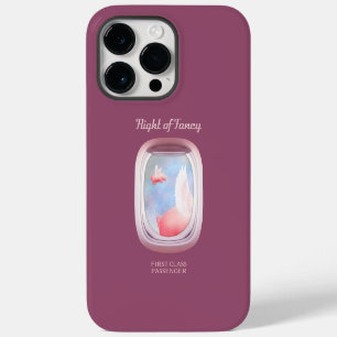 Pigs Flying Past Airplane Window iPhone 14 Pro Max Case