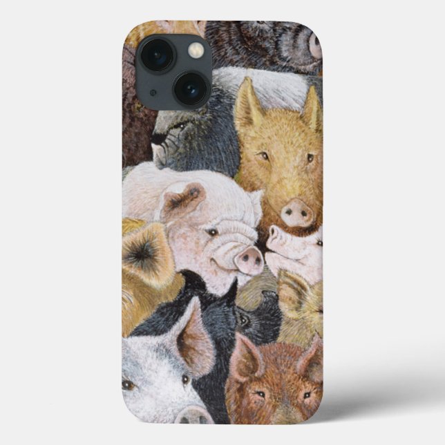 Pigs Galore Case-Mate iPhone Case (Back)