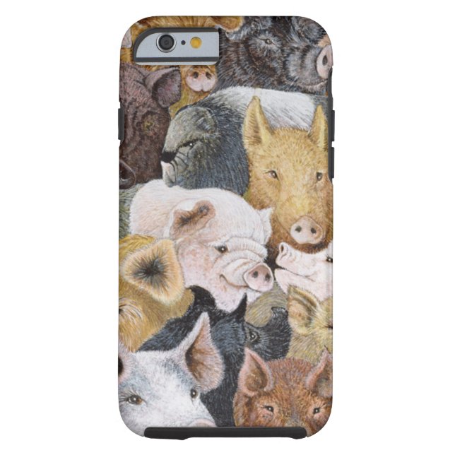 Pigs Galore Case-Mate iPhone Case (Back)