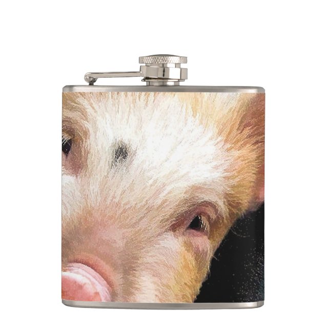 PIGS HIP FLASK (Front)