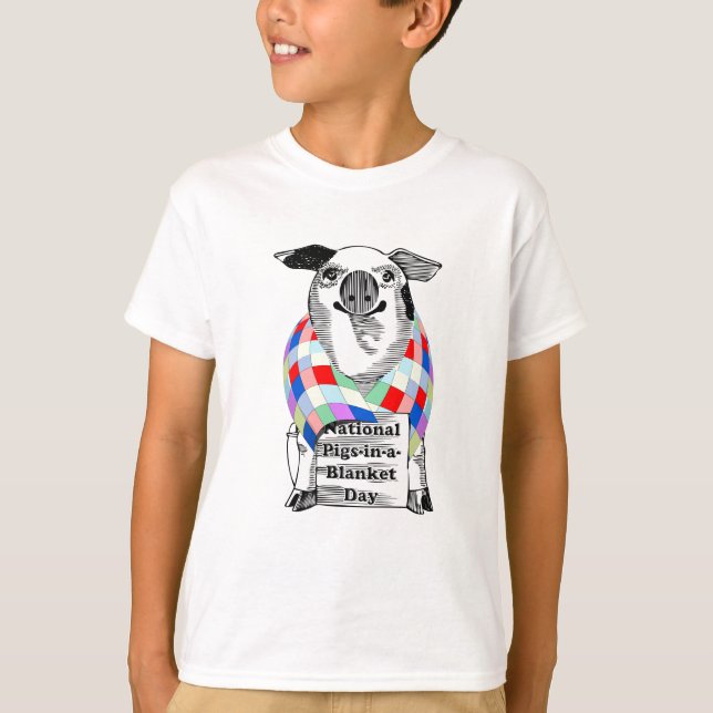 Pigs-in-a-Blanket Day T-Shirt (Front)