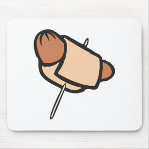 pigs in a blanket hors d oeuvres mouse pad