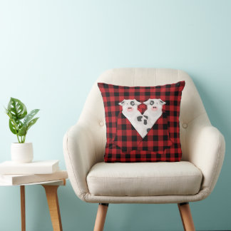 Pigs in a Blanket Throw Pillow