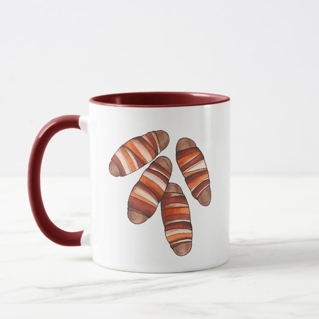 Pigs in Blankets Bacon Sausage UK British Food Mug (Left)