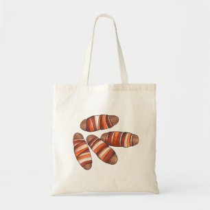 Pigs in Blankets Bacon Sausage UK British Food Tote Bag