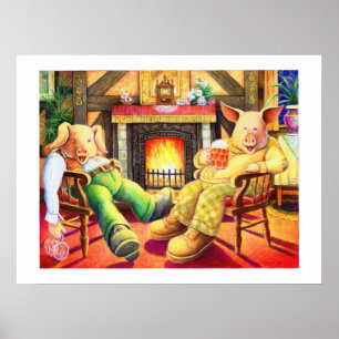 Pigs in Clover Poster