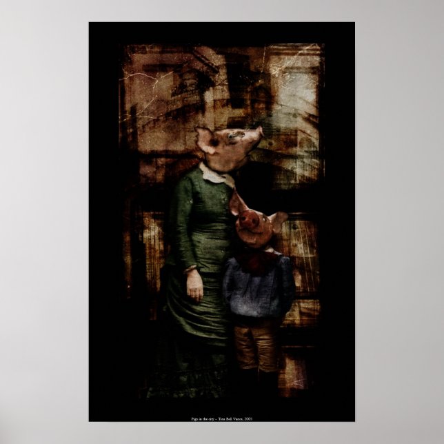 Pigs in the City Poster (Front)