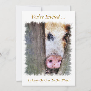 PIGS INVITATION