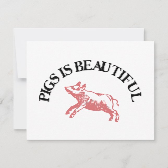 Pigs is Beautiful (Front)