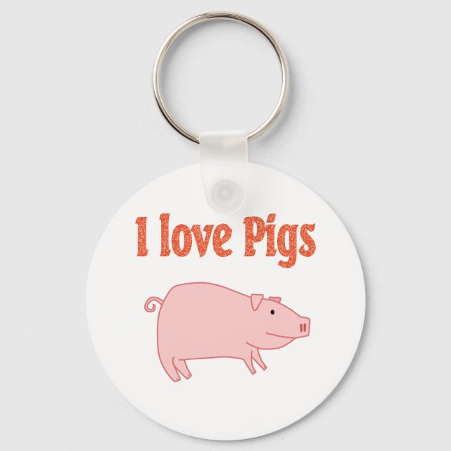 Pigs Key Ring (Front)