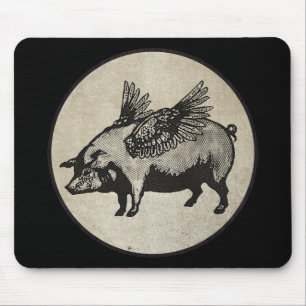 Pigs Might Fly Mouse Pad