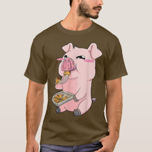 Pigs Pizza Anime Kawaii Cute Gift 12952818 T-Shirt