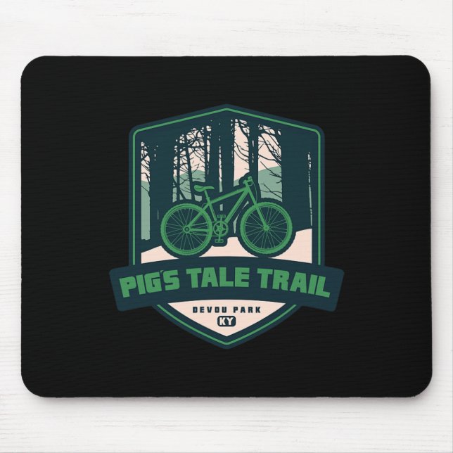 Pig's Tale Trail - Devou Park, Kentucky  Mouse Pad (Front)