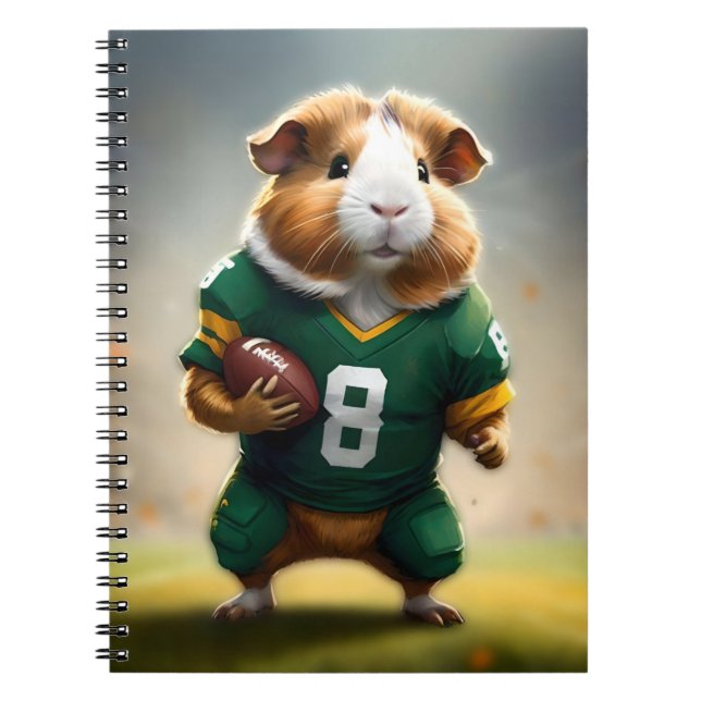 Pigskin Prodigy: The Guinea Pig Quarterback, Notebook (Front)