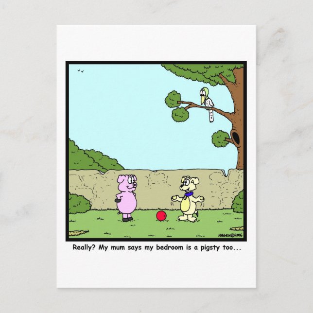 Pigsty Postcard (Front)
