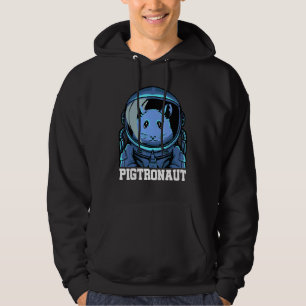 Pigtronaut Graphic Guinea Pig Owner Pet Cavy Anima Hoodie