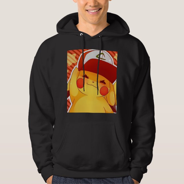 Pikachu Trainer Cap  Hoodie (Front)