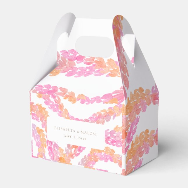 Pikake Wedding Favour Box (Front Side)