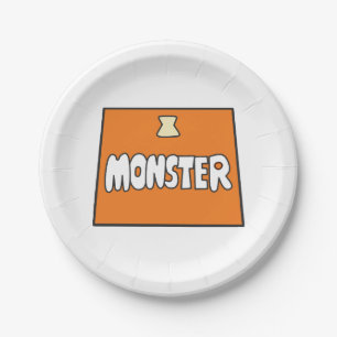 Pikamee Costume, Monster Paper Plate