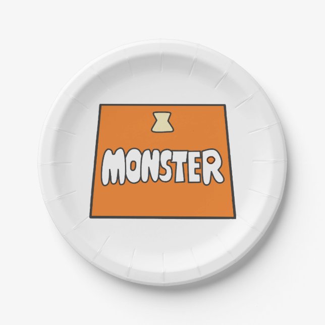 Pikamee Costume, Monster  Paper Plate (Front)
