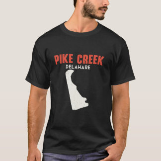 Pike Creek Delaware USA State America Travel Delaw T-Shirt