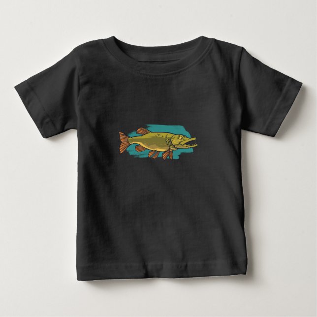 Pike Fish Baby T-Shirt (Front)