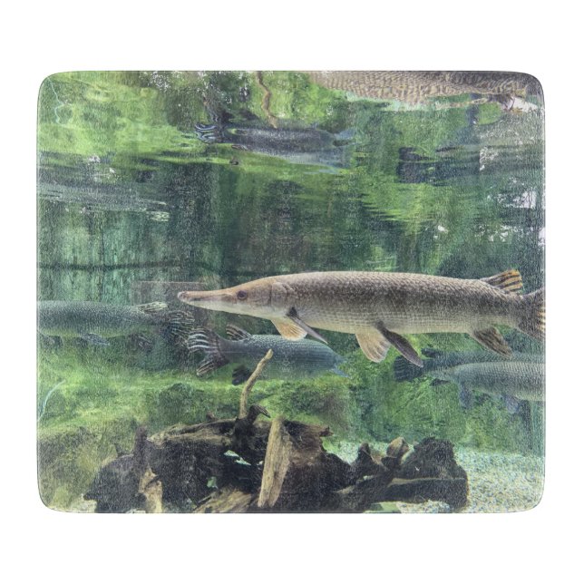 Pike Fish Cutting Board (Front)
