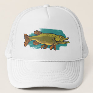 Pike Fish Trucker Hat