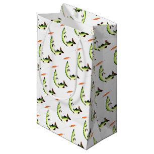 Pike fishing and fly fishing small gift bag