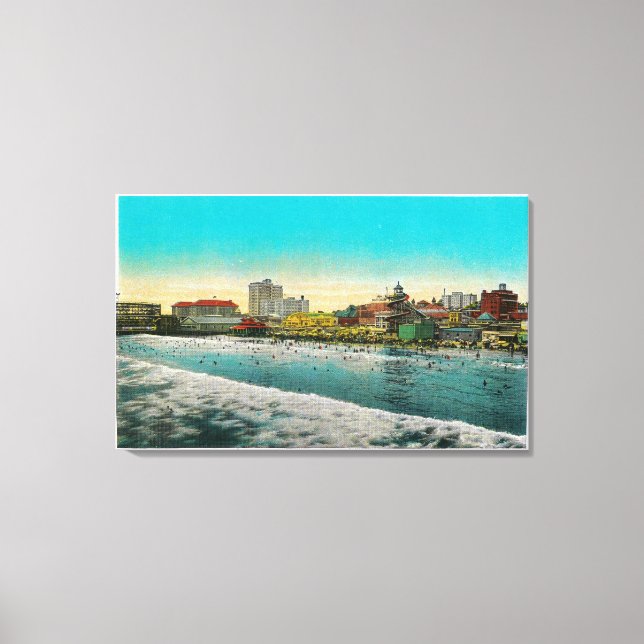 Pike Front and Long Beach, California Canvas Print (Front)