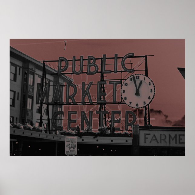 Pike Place Market22 Poster (Front)