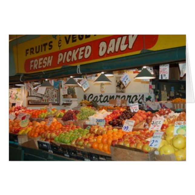 Pike Place Market Fruit Stand (Front Horizontal)
