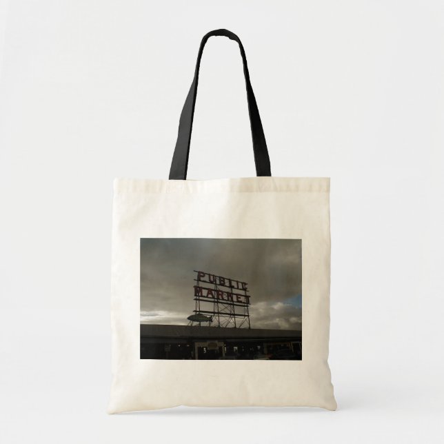 Pike Place Market In Seattle Tote Bag (Front)