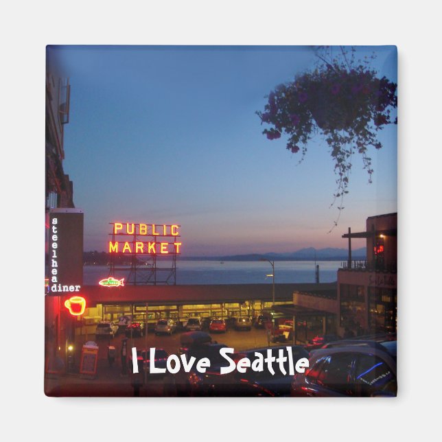 Pike Place Market Magnet (Front)