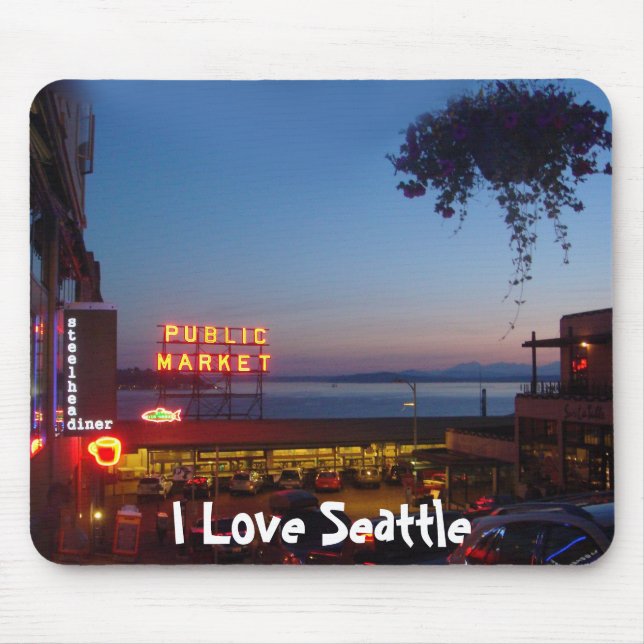Pike Place Market Mouse Pad (Front)