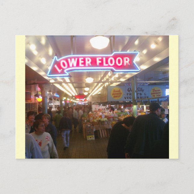 Pike Place Market Postcard (Front)