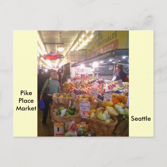 Pike Place Market Postcard (Front)