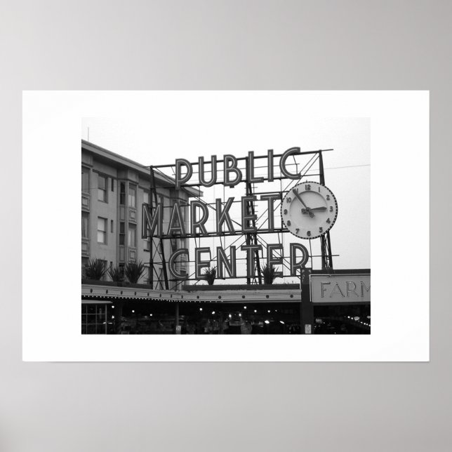 Pike Place Market Poster (Front)