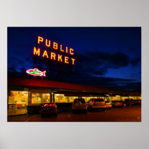 Pike Place Market, Seattle Poster