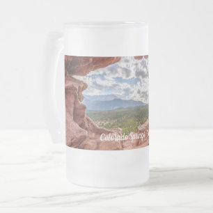 Pikes {eak Through A Rock Hole Frosted Beer Mug