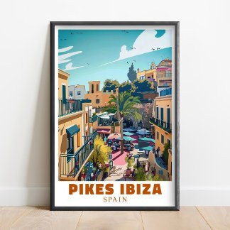 Pikes Ibiza Nightclub Wall Art - Ibiza Wall Art -
