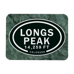 Pikes Peak 14,259 FT Colorado Rocky Mountain Magnet