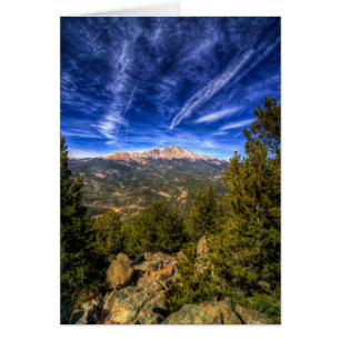 Pikes Peak and Blue Sky