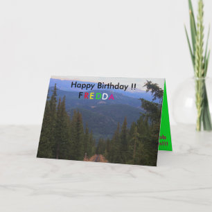 Pike's Peak Birthday Card