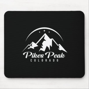 Pikes Peak Colorado Ski Resort Skiing Snowboarding Mouse Pad