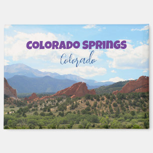 Pikes Peak Colorado Springs Travel Magnet