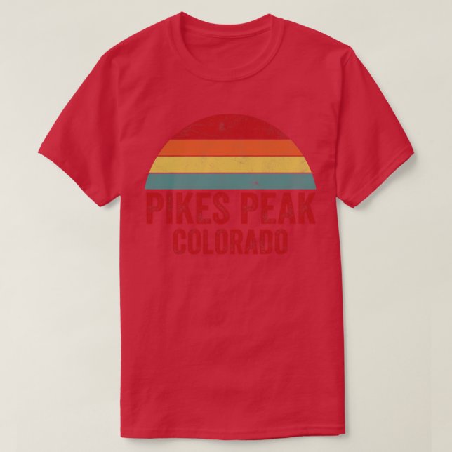 Pikes Peak Colorado T-Shirt (Design Front)