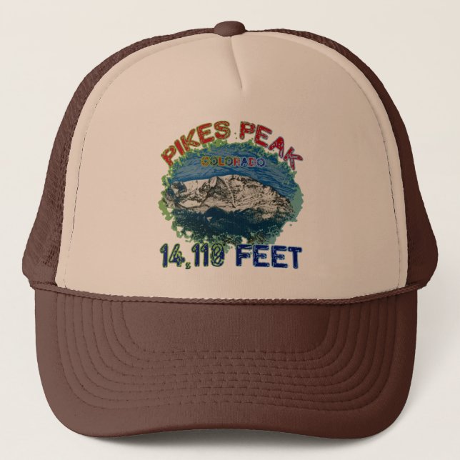 Pikes Peak, Colorado Trucker Hat (Front)